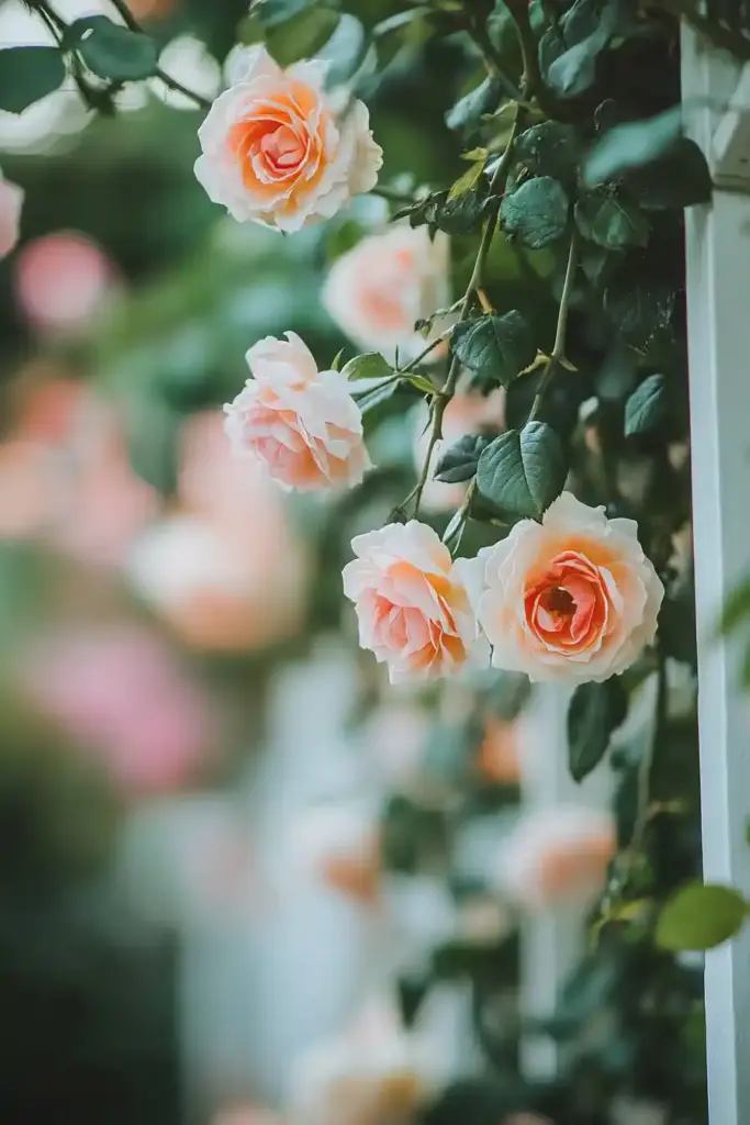 Roses Galore: 15 Rose Garden Layout Ideas That Will Transform Your Outdoor Space 🌹 1. Crimson Cascade: Where Roses Climb and Charm