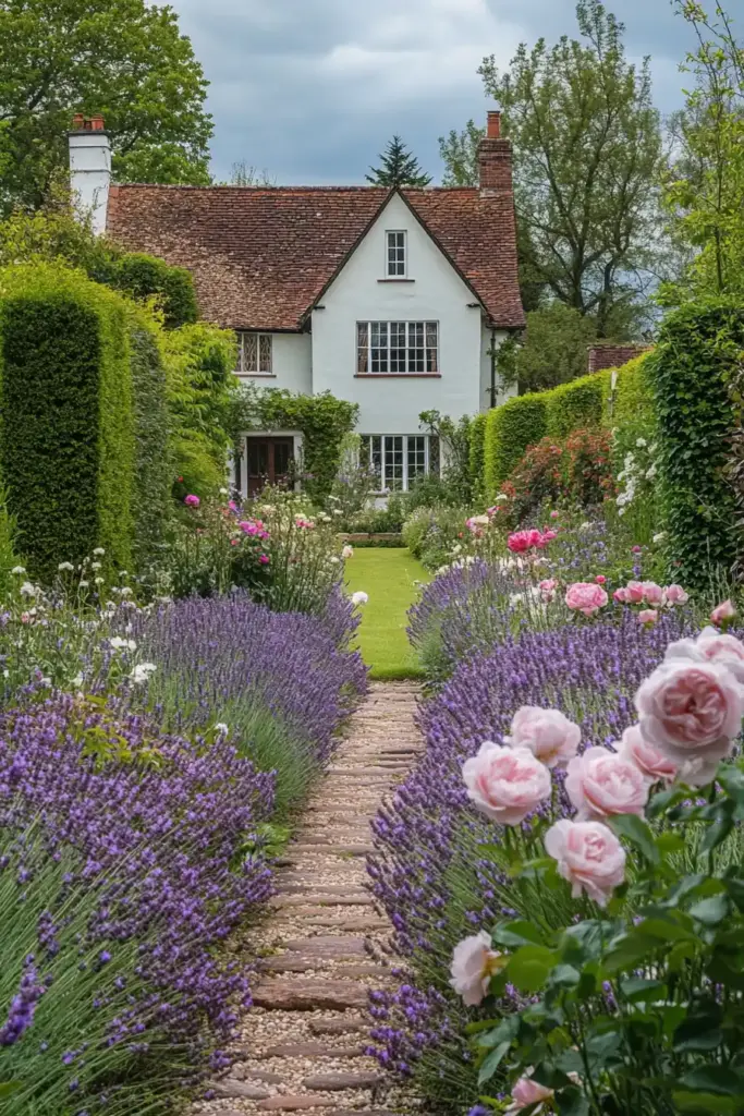 14 Rose Garden Ideas to Transform Your Outdoor Space 1. Hedges or Mass Plantings
