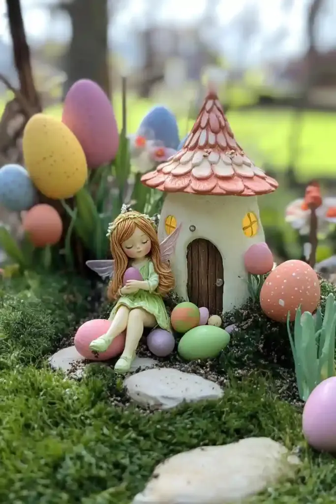 10+ Easter-Themed Kids Backyard Ideas for Springtime Play 6. Whimsical Easter Fairy Garden 🧚♀️🌸