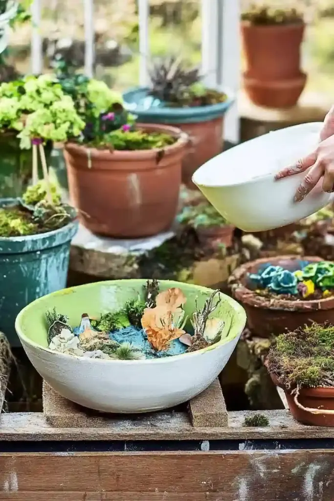10 Ways to Transform and Enjoy Your Garden on a Budget Repair and Paint Your Plant Pots for a Personal Touch