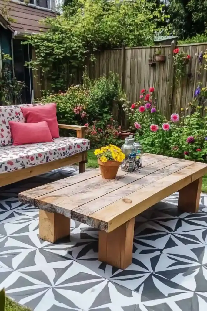 10 Ways to Transform and Enjoy Your Garden on a Budget Spruce Up a Tired Patio or Decking By Painting It!