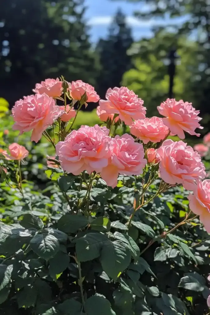 Roses Galore: 15 Rose Garden Layout Ideas That Will Transform Your Outdoor Space 🌹 11. Bloom Beyond: Simplicity, Serenity, and Soft Color