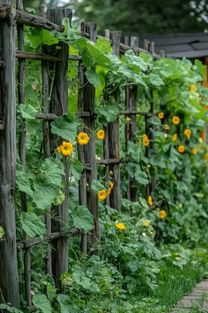 12. Cattle Panel Cucumber Trellis