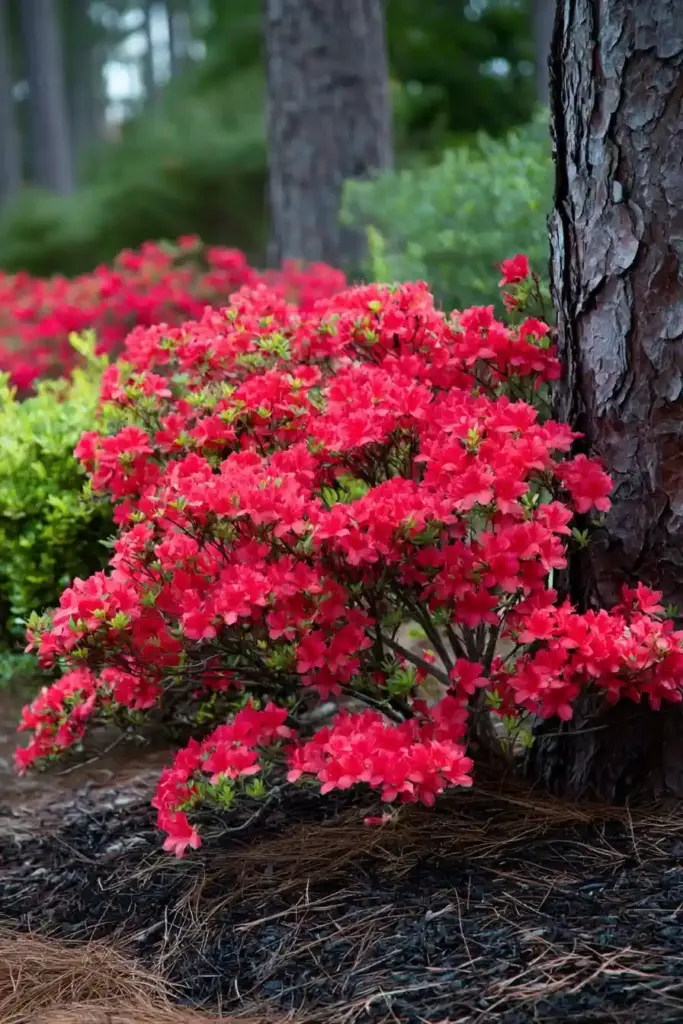 Dwarf Azalea (Azalea ‘Hino Crimson’ or ‘Red Ruffles’)