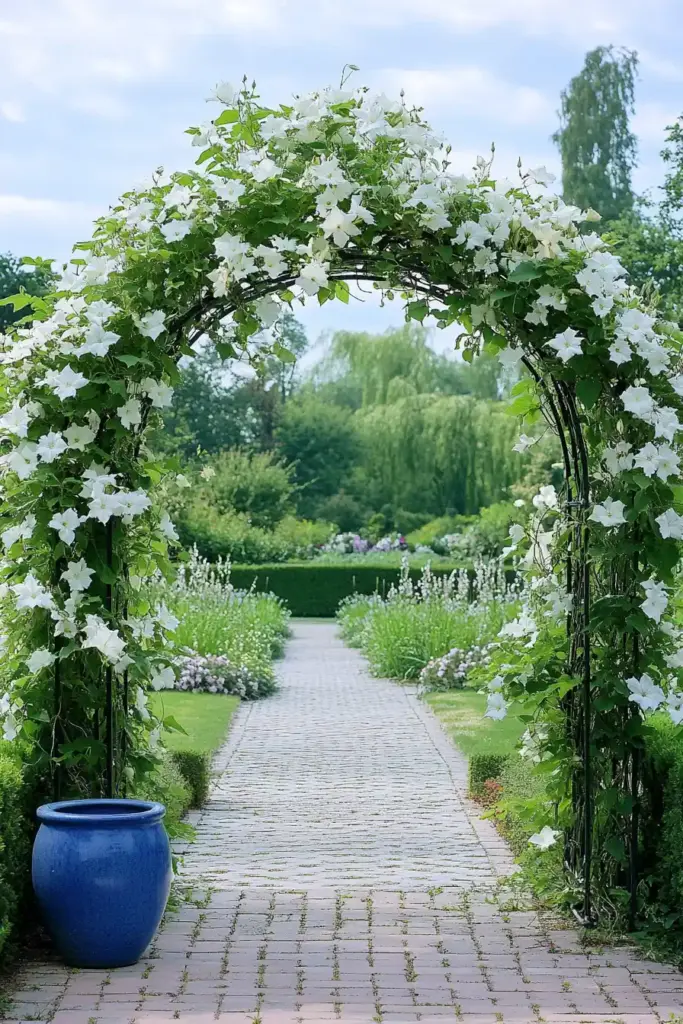 14 Rose Garden Ideas to Transform Your Outdoor Space 14. Focal Point Pergolas