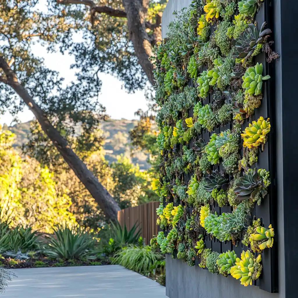 20+ Succulent Landscape Design Ideas For Your Yard Succulent Wall Art