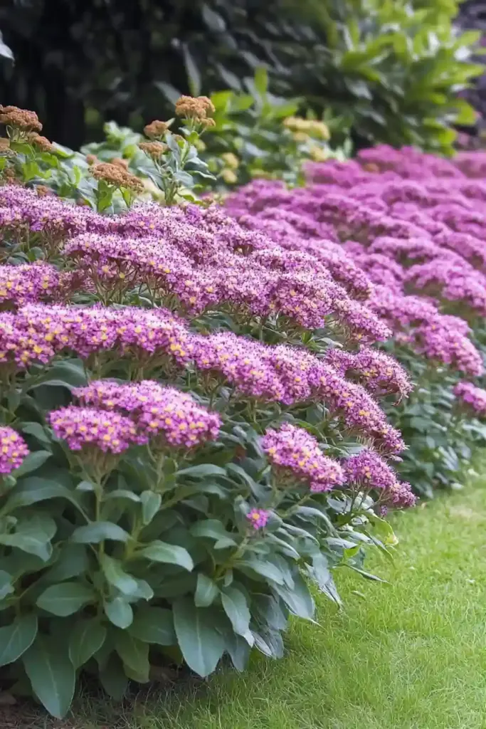 15 Best Perennial Plants To Use For Borders 🌵 6. Sedum: Late-Season Color and Drought Tolerance