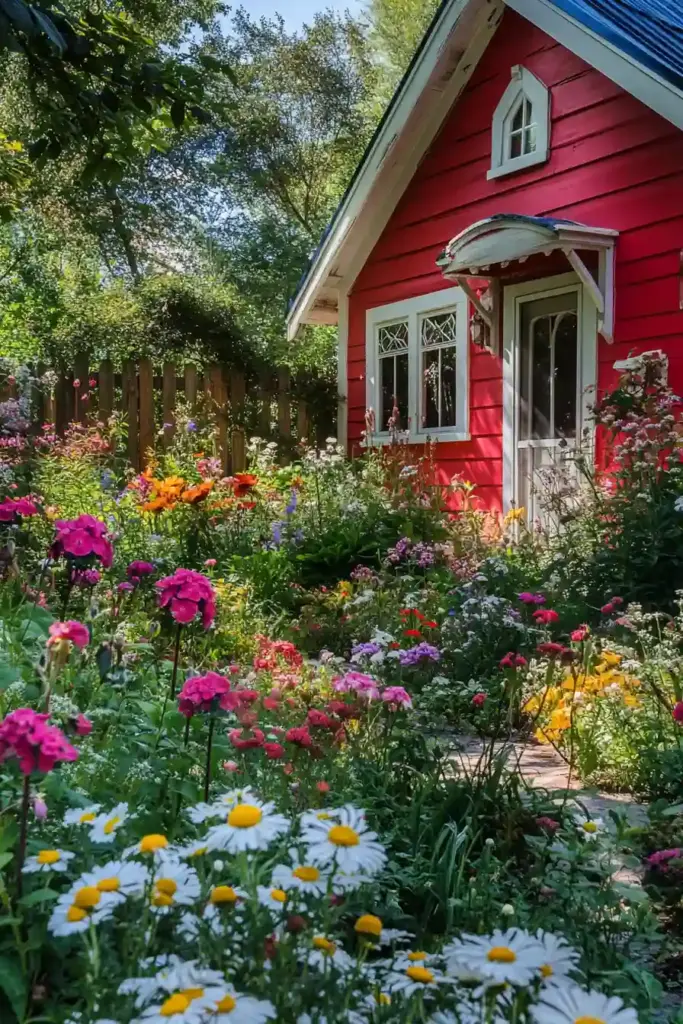 🌸 15 Charming Cottage Garden Ideas to Inspire Your Outdoor Oasis Mix Colors and Textures Freely