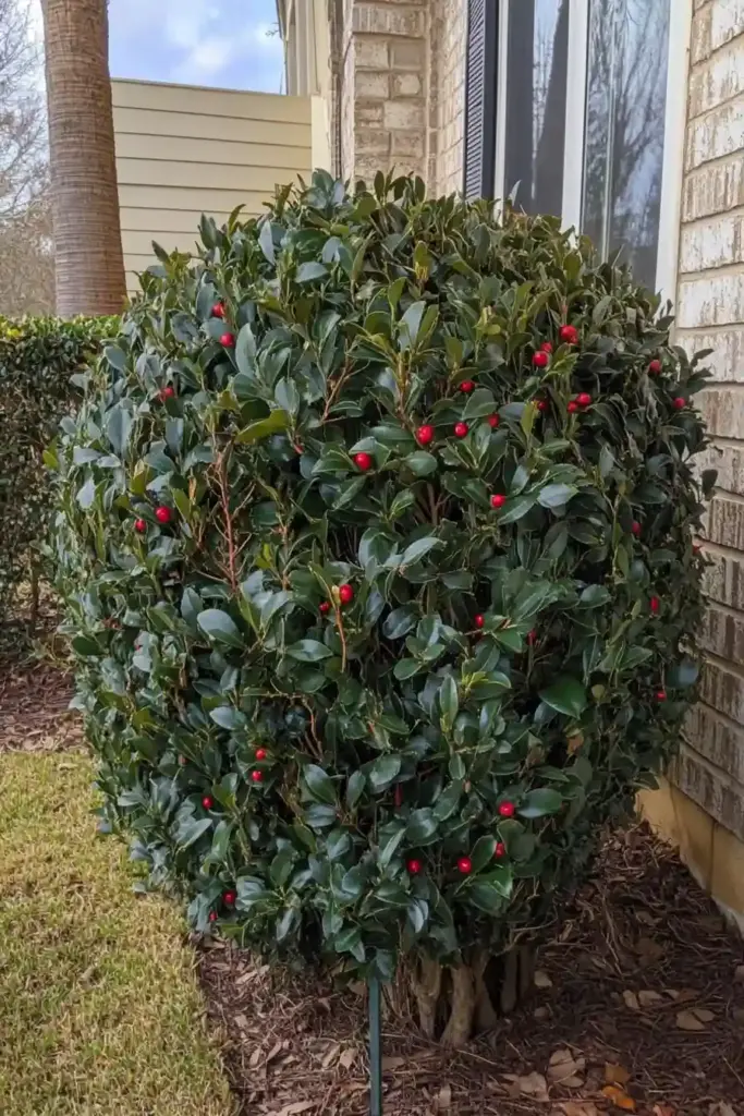 16 Best Shrubs For Front of House to Boost Your Curb Appeal 🎄 12. Holly (Ilex spp.)