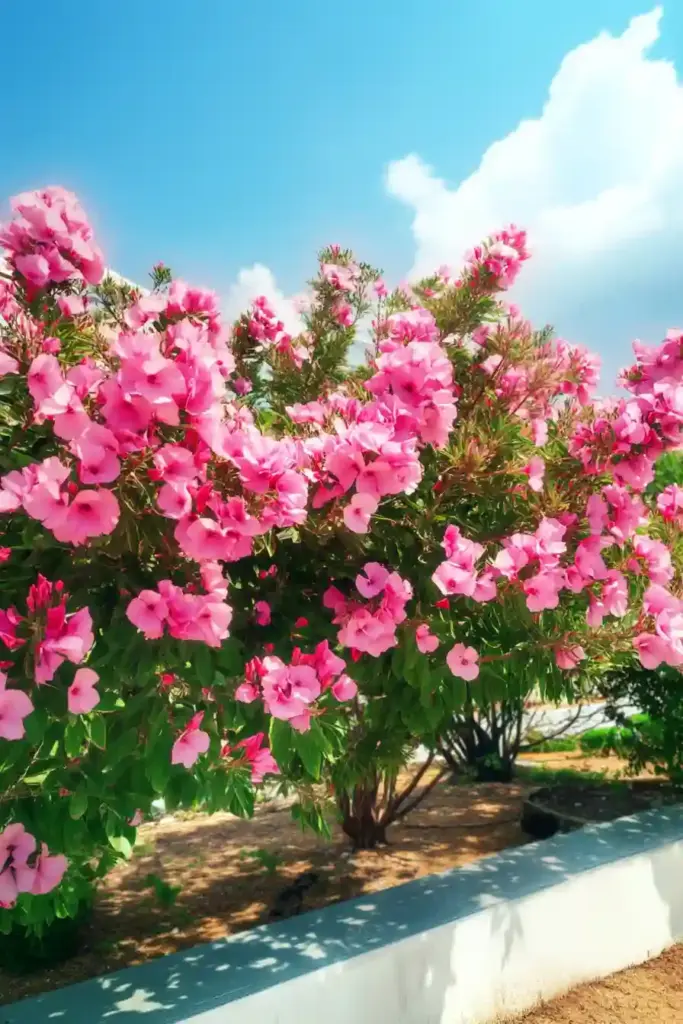 16 Stunning Drought-Tolerant Plants to Brighten Your Garden with Less Water 5. Oleander (Nerium oleander)