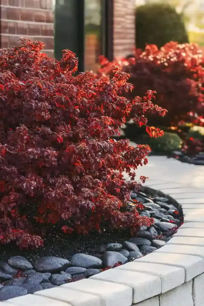 19 Best Low-Growing Shrubs for the Front of Your House 17. Japanese Barberry (Berberis thunbergii ‘Crimson Pygmy’)