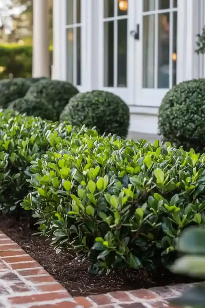 19 Best Low-Growing Shrubs for the Front of Your House 6. Dwarf Mugo Pine (Pinus mugo ‘Mops’)