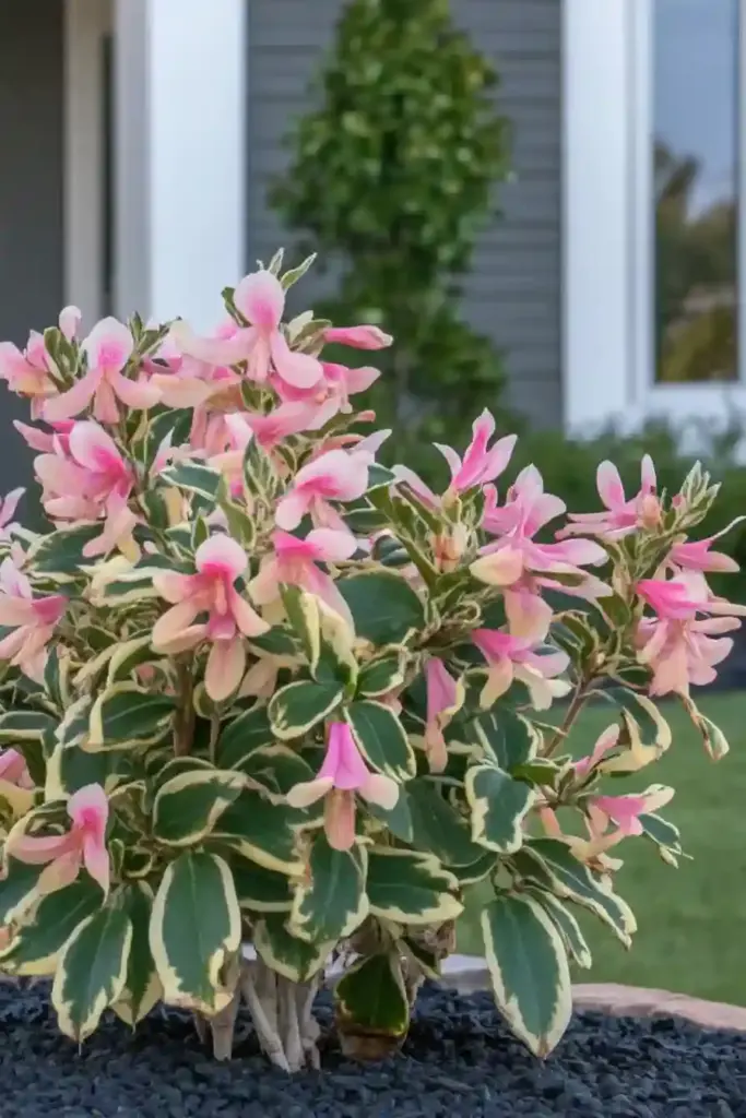 19 Best Low-Growing Shrubs for the Front of Your House 13. Dwarf Weigela (Weigela florida ‘Minuet’ or ‘Spilled Wine’)