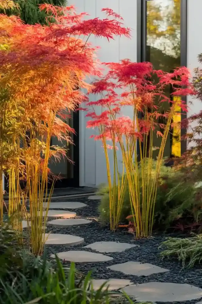 19 Best Low-Growing Shrubs for the Front of Your House 15. Heavenly Bamboo (Nandina domestica ‘Firepower’)