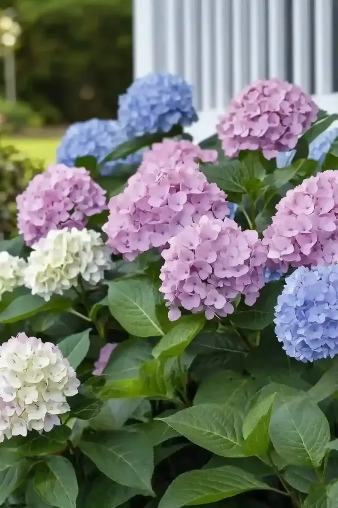 19 Best Low-Growing Shrubs for the Front of Your House 8. Dwarf Hydrangea (Hydrangea macrophylla ‘Little Lime’ or ‘Bobo’)