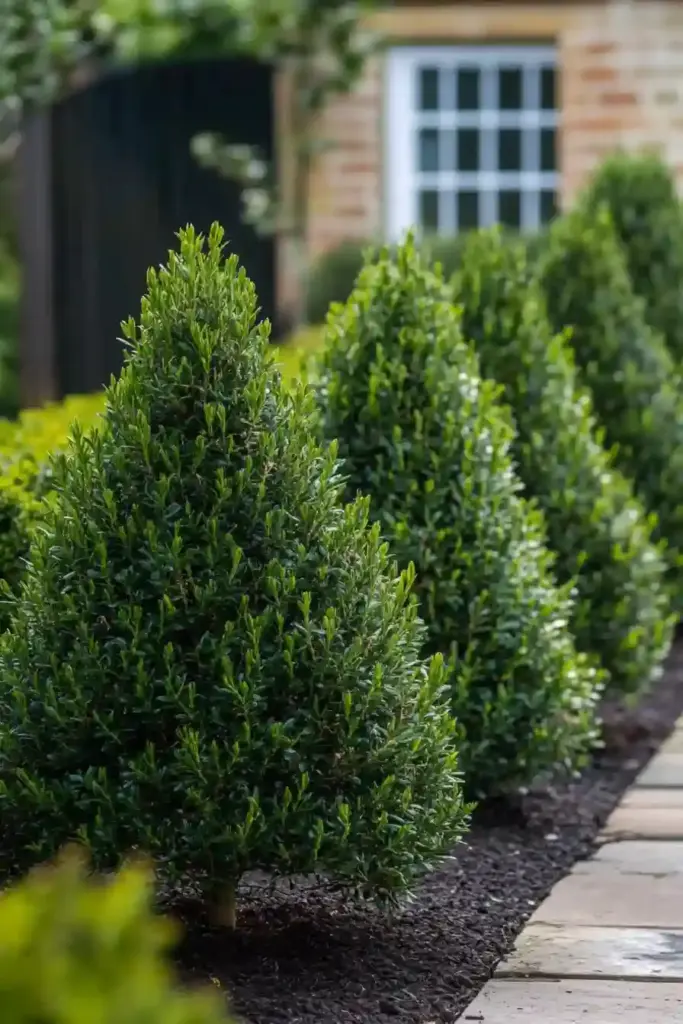 19 Best Low-Growing Shrubs for the Front of Your House 3. Dwarf Yew (Taxus baccata ‘Repandens’)