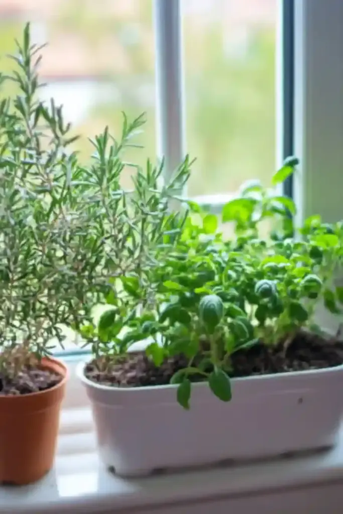 20 Best Vegetable Garden Layout Ideas to Transform Your Yard 🌞 15. Grow a Windowsill Herb Garden