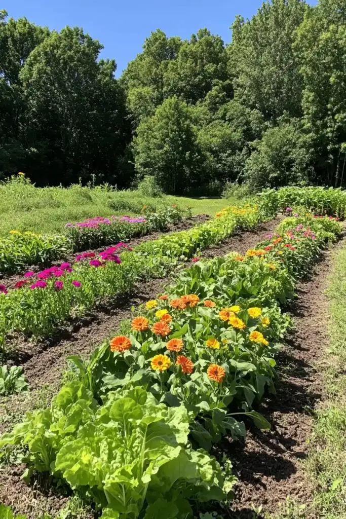 25 Stunning Full Sun Flower Bed Ideas to Brighten Up Your Yard 22. Edible Elegance