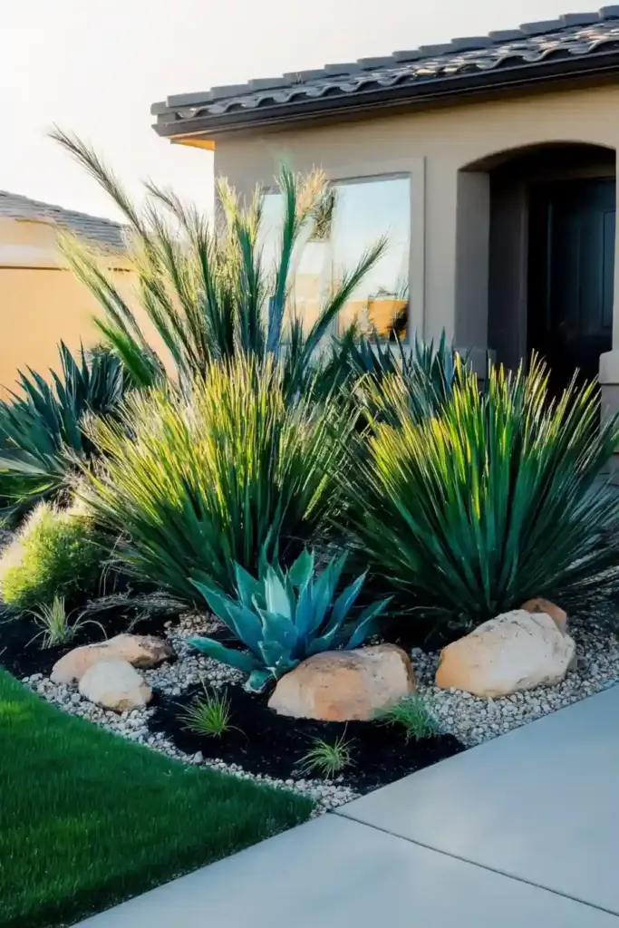 23 Inspiring Drought Tolerant Landscape Front Yard Ideas 5. Bermuda Grass
