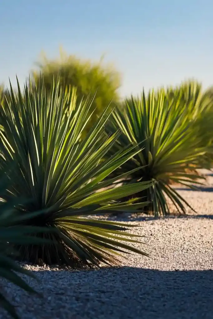 23 Inspiring Drought Tolerant Landscape Front Yard Ideas 16. Yucca Plants