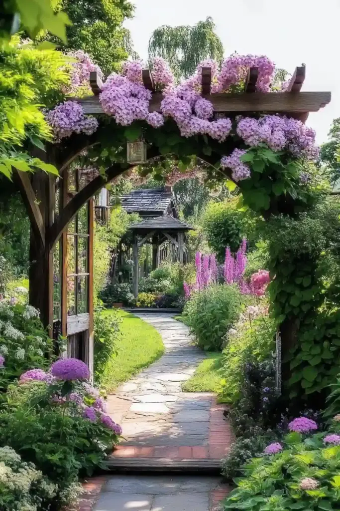 24 Ideas for An English Cottage Garden 🌞 Cottage Garden Pergola