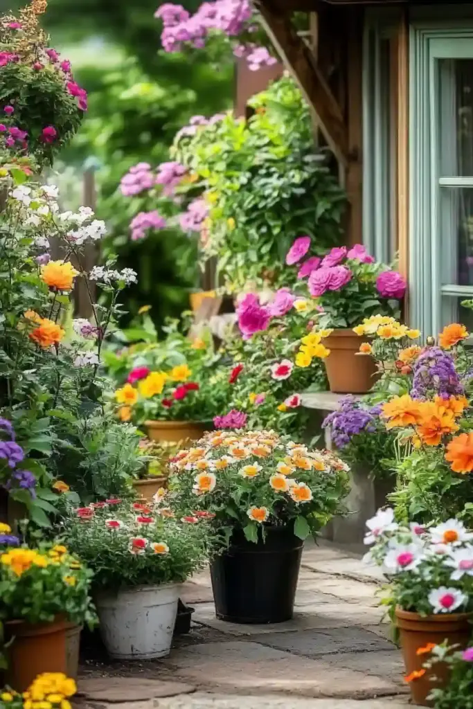 24 Ideas for An English Cottage Garden 🪴 Cottage Garden Containers