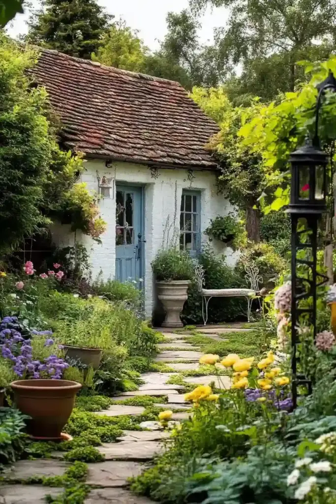 24 Ideas for An English Cottage Garden Vintage Garden Decor