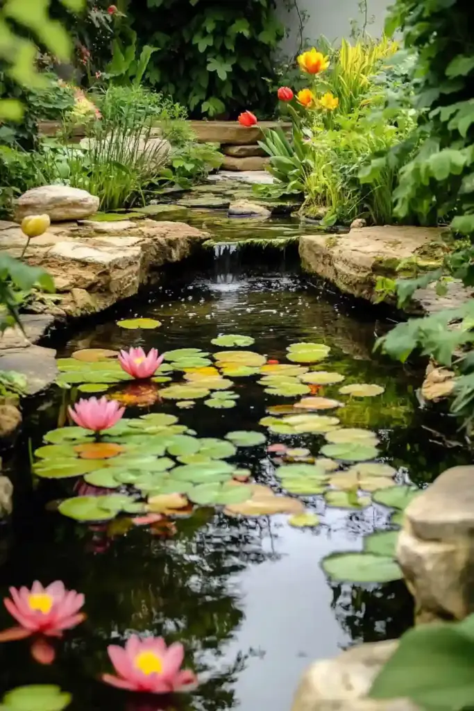24 Ideas for An English Cottage Garden 💧 Pond Paradise