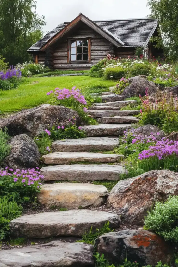 25 Stunning Full Sun Flower Bed Ideas to Brighten Up Your Yard 25. Rock Garden Rhythms