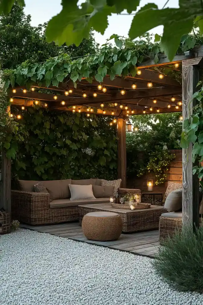 28 Best Backyard Landscaping Ideas 19. Create an Outdoor Room with a Pergola
