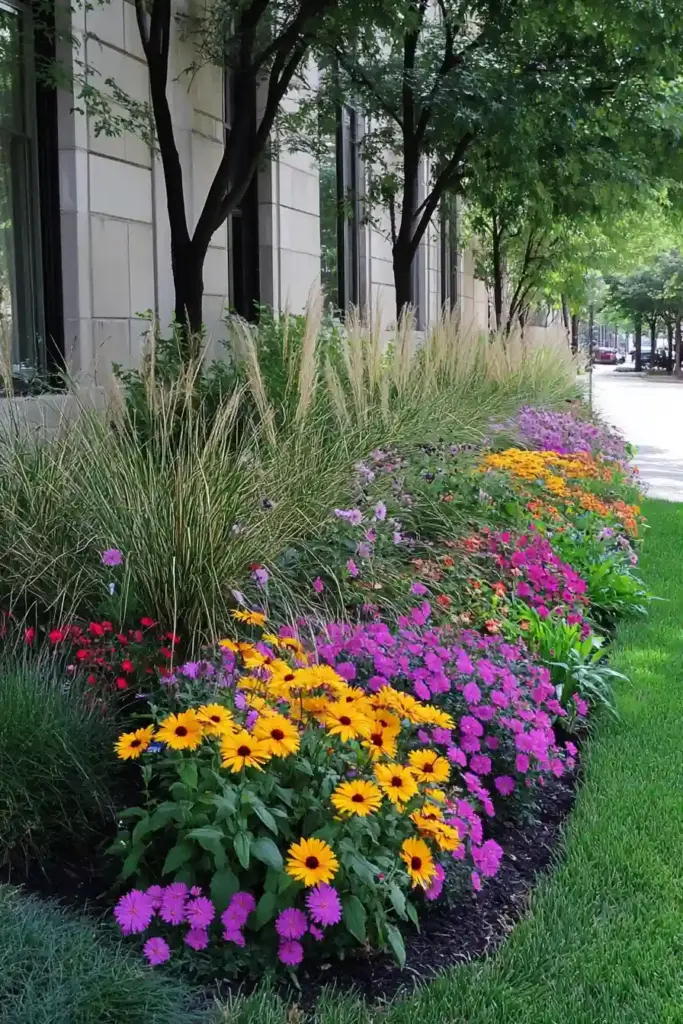 28 Best Backyard Landscaping Ideas 17. Add Depth with Varying Plant Heights
