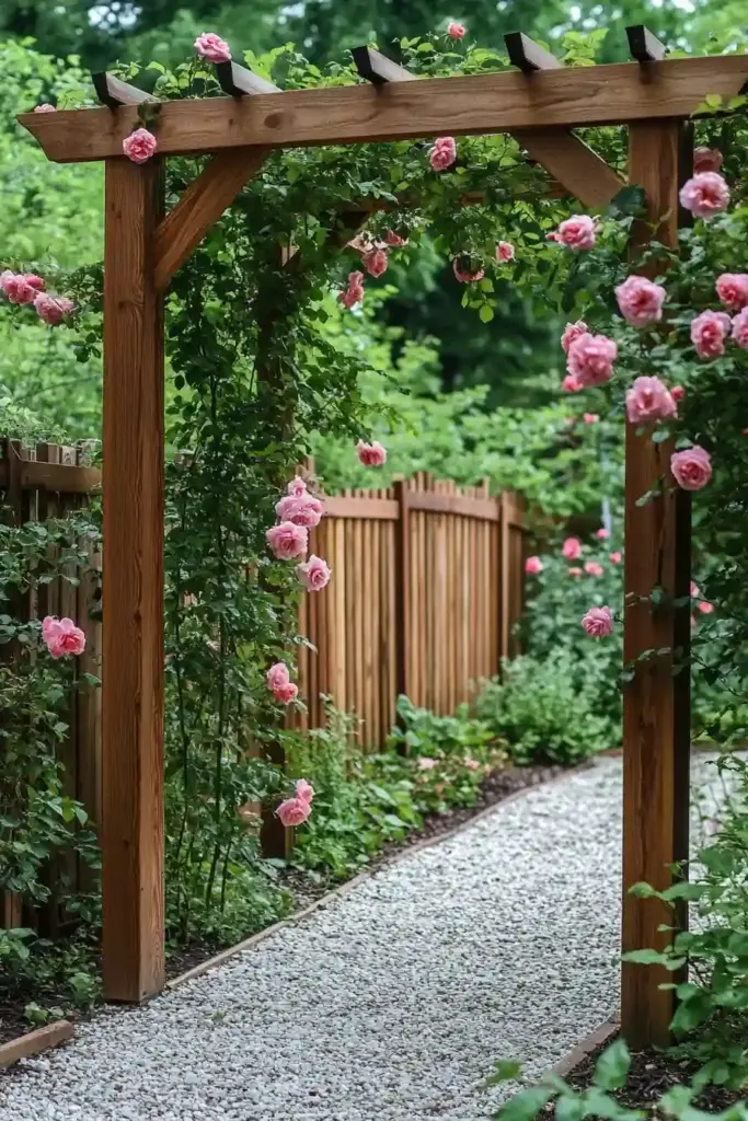 28 Best Backyard Landscaping Ideas 8. Build an Open-Air Fence for Style and Function