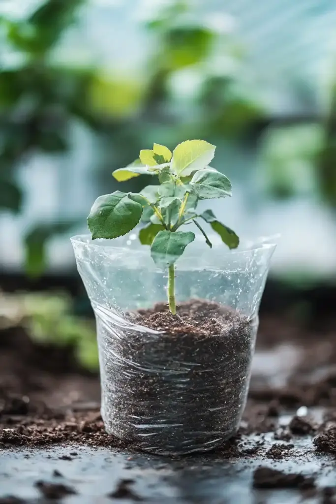 Foolproof Guide: Growing Knockout Roses From Cuttings with 7 Steps 3. Create the Right Growing Environment