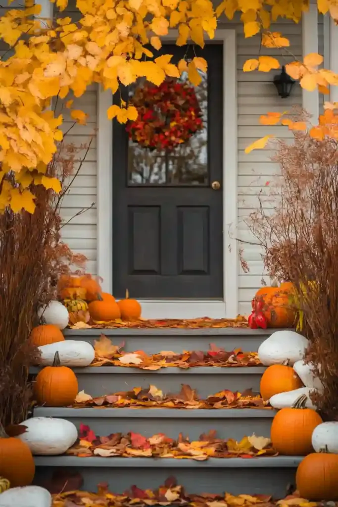 33 Stunning White Stone Landscaping Ideas Autumn Accents and Harvest Decor