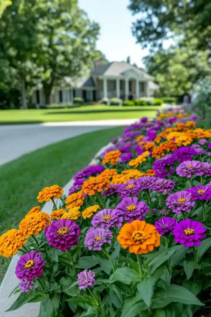 25 Stunning Full Sun Flower Bed Ideas to Brighten Up Your Yard Color Block Beauty