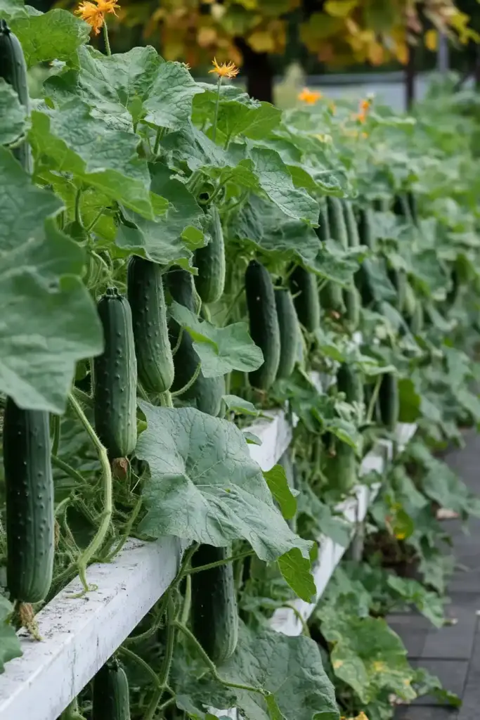Explore 20 Cucumber Trellis Ideas for a Bountiful Harvest 4. Fence Trellis