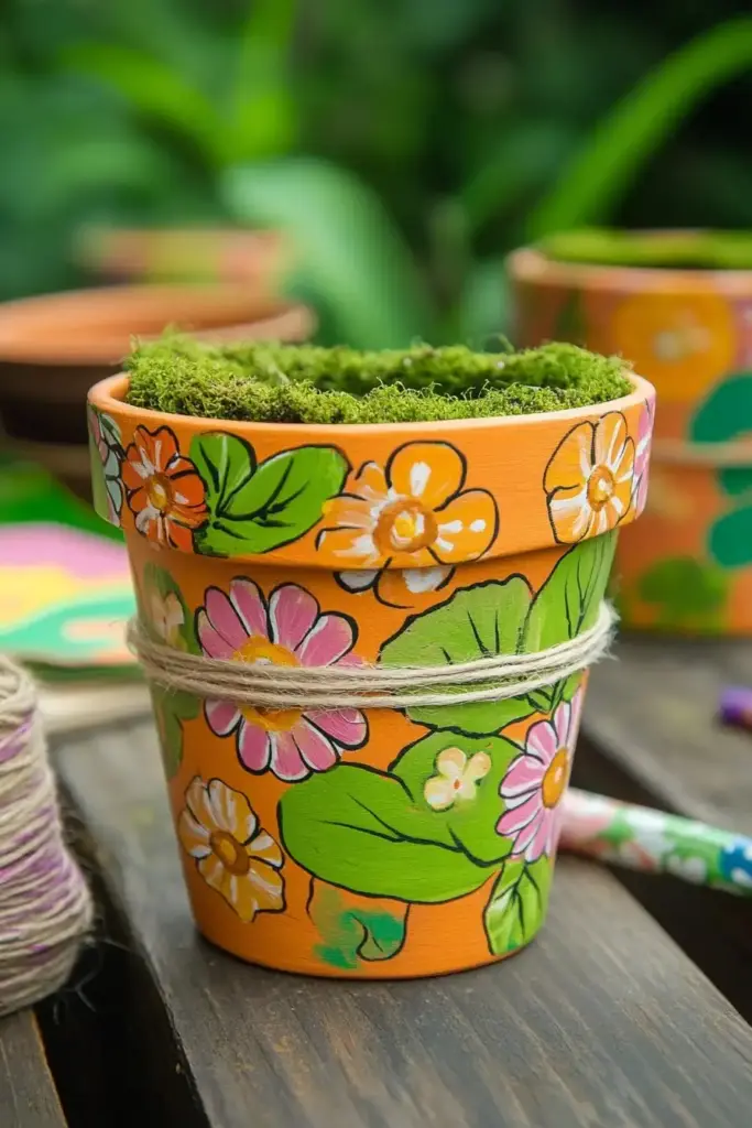 5 Flower Pot Ideas to Brighten Up Your Garden 1. Decorate Your Flower Pots for a Personal Touch