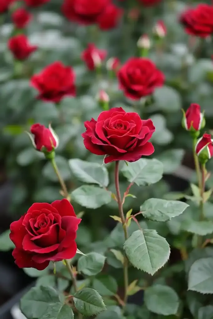 Roses Galore: 15 Rose Garden Layout Ideas That Will Transform Your Outdoor Space 🌹 5. Petal Paradise: Bold Blooms with Intentional Drama