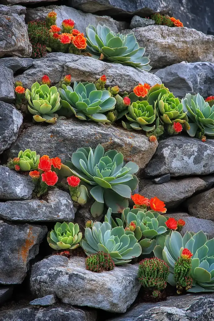 20+ Succulent Landscape Design Ideas For Your Yard Mixed Textures