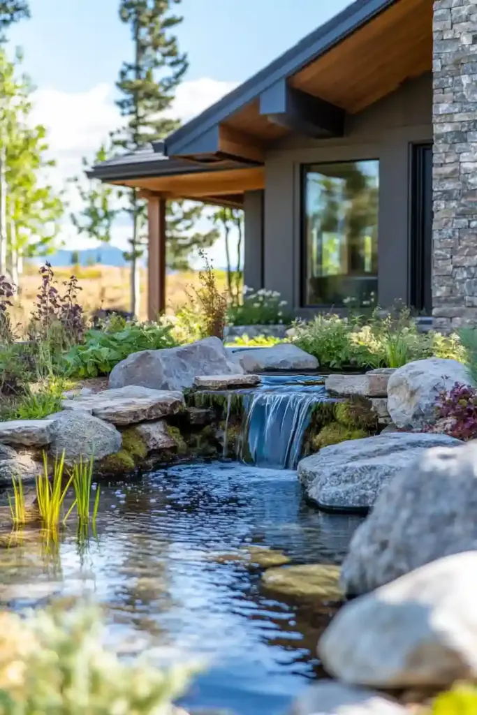9 Creative Front Yard Pond Ideas to Elevate Curb Appeal Naturally 💧 Ensure Good Water Circulation