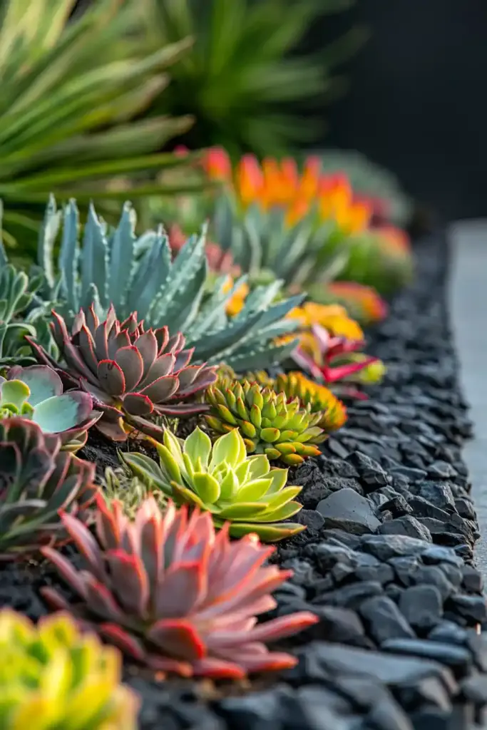 27 Stunning Rock Landscape Ideas for Your Garden 1. Tranquil Garden Retreat with a Rock Path