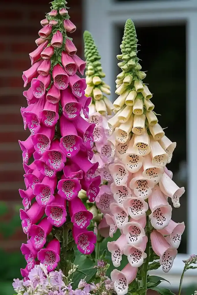Create an English Garden with These 14 Classic Flowers 🌸 3. Foxgloves – Vertical Elegance with Woodland Appeal