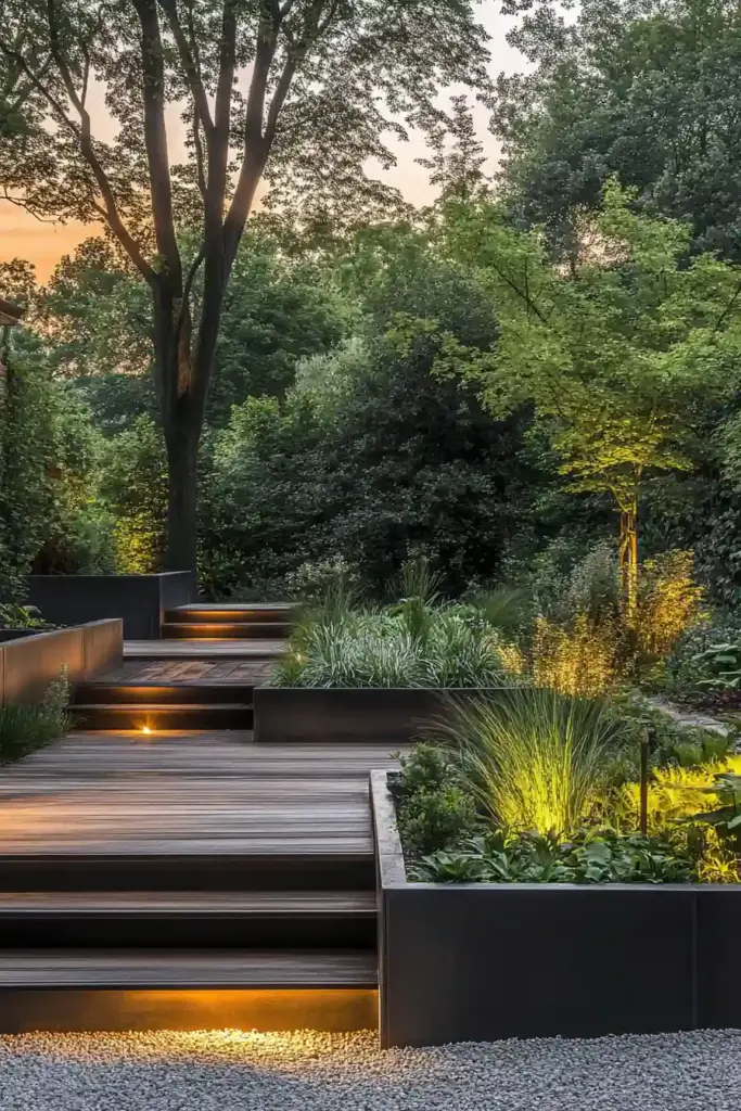 Create the Perfect Retreat: 6 Backyard Landscaping Ideas You Need to Try 2. Mix Materials for a Visually Rich Landscape