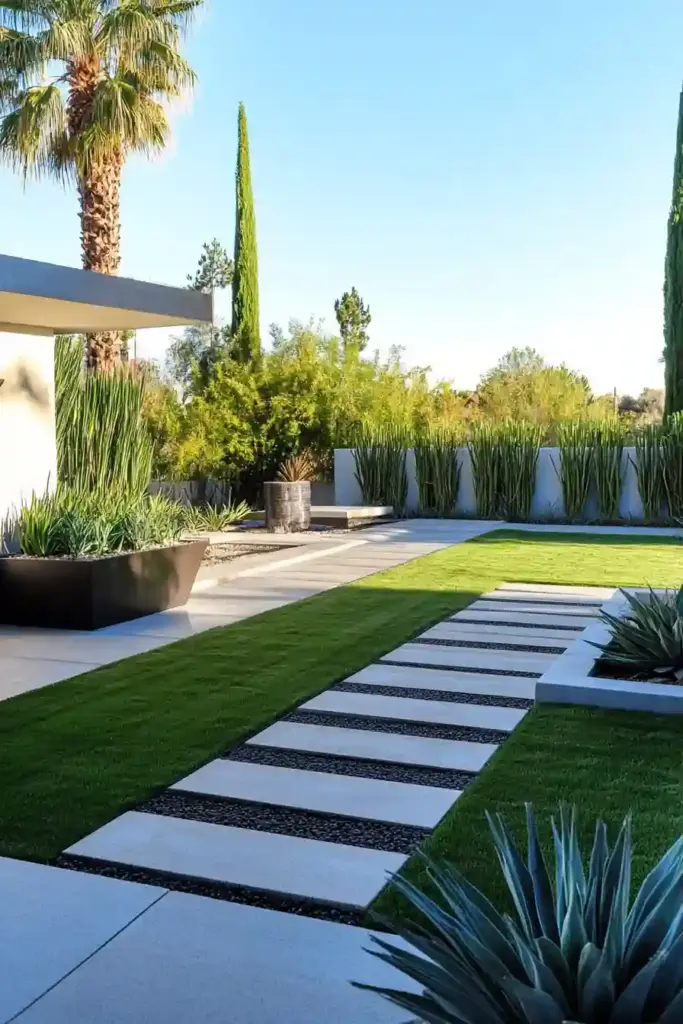 Create the Perfect Retreat: 6 Backyard Landscaping Ideas You Need to Try 1. Create Flow with Geometric Pavers