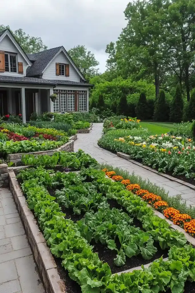 Creative Vegetable Garden Design Ideas to Transform Your Backyard Symmetrical Edible Landscapes: Blending Form with Function