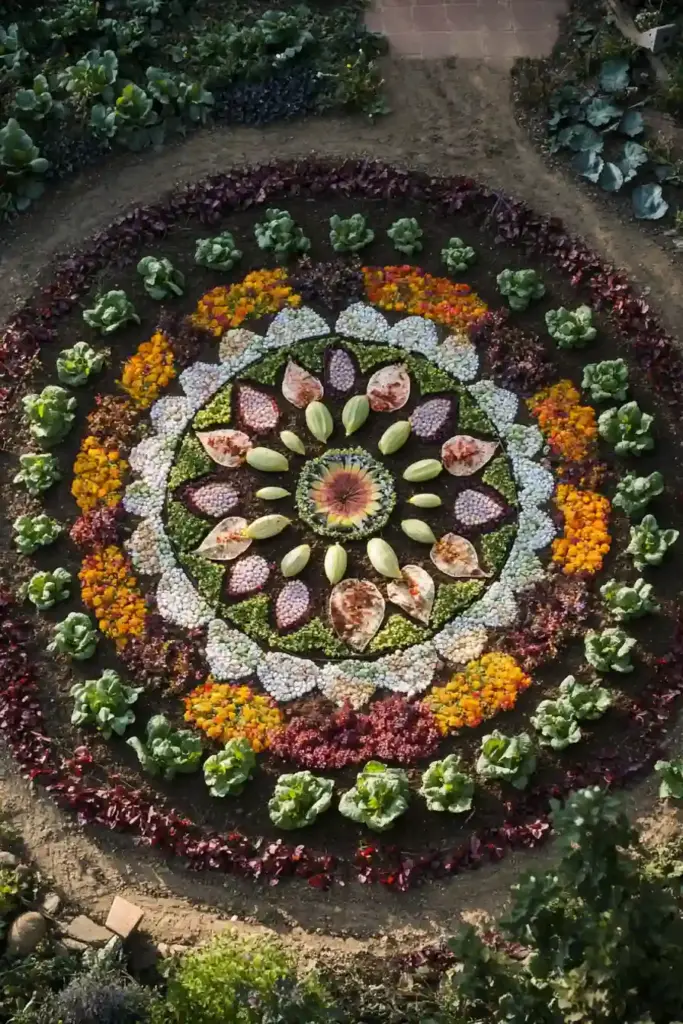 Creative Vegetable Garden Design Ideas to Transform Your Backyard Mandala Edible Garden Designs: A Garden with Meaning and Magic