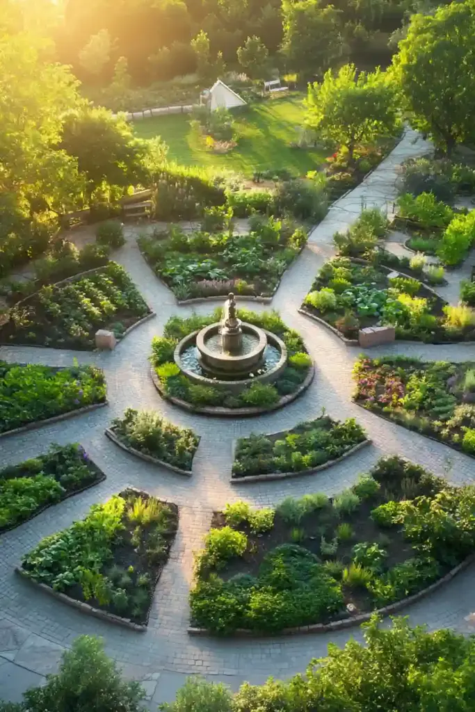 Creative Vegetable Garden Design Ideas to Transform Your Backyard Radial Garden Bed Layouts: Beauty in Every Direction