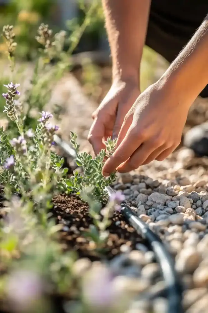 Drought-Resistant Flower Garden Along a Fence: A Beautiful, Low-Water Landscaping Idea Maintenance Tips for Success