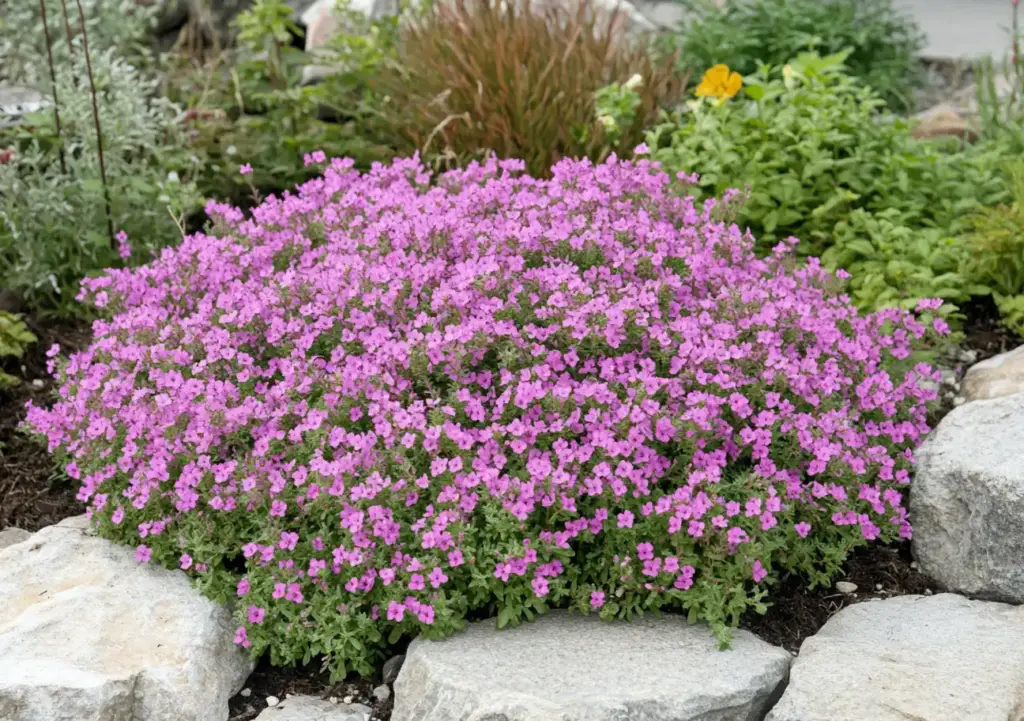 10 Best Ground Cover Plants for Full Sun and Heat 🪻 6. Creeping Thyme (Thymus serpyllum and other species)