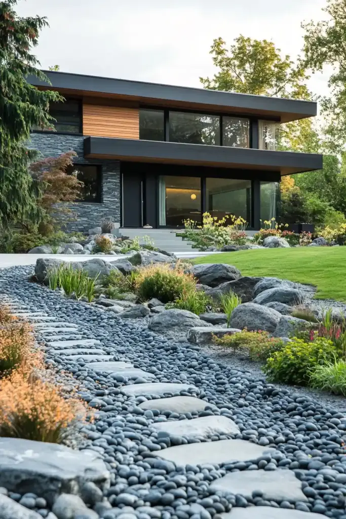 27 Stunning Rock Landscape Ideas for Your Garden Zen